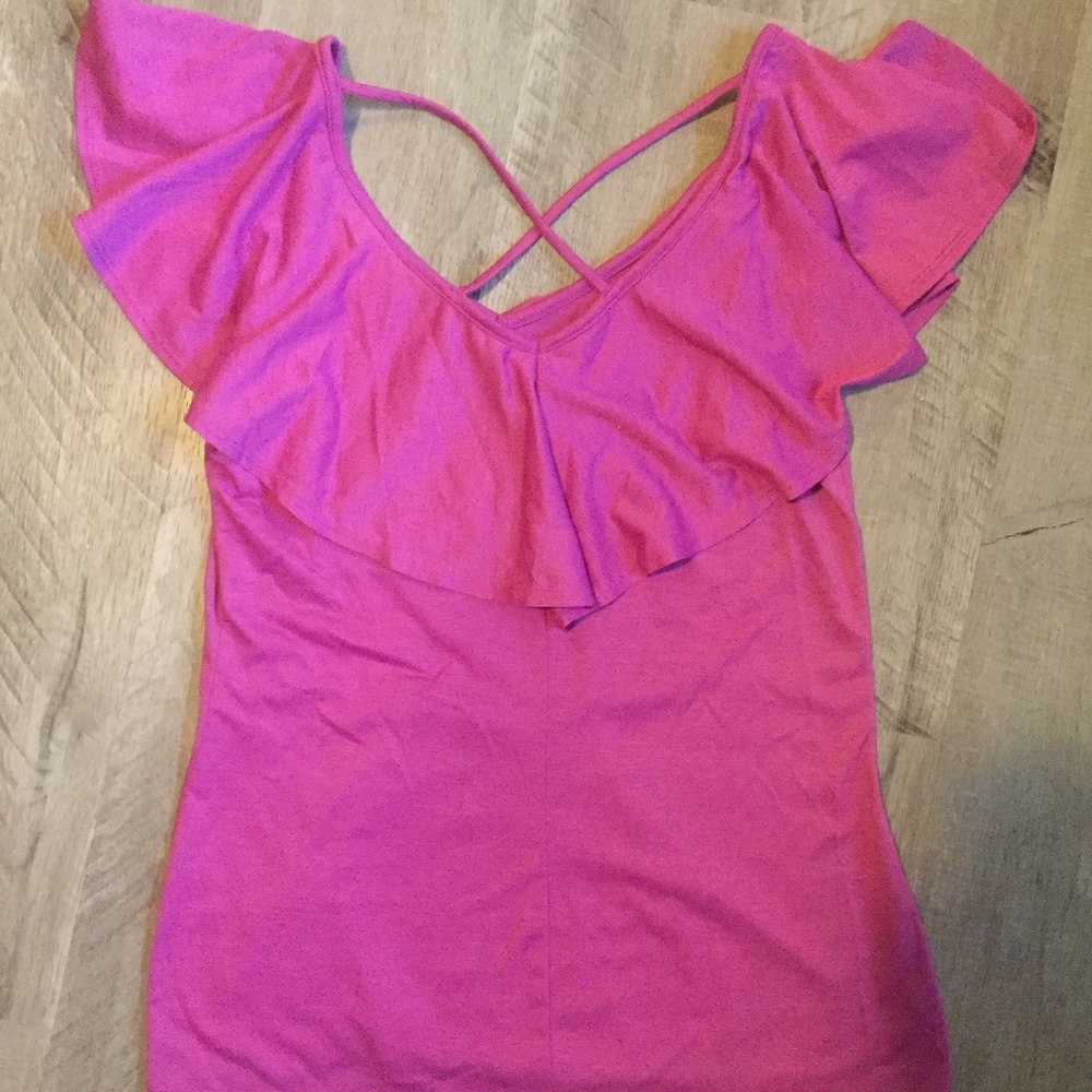 pink blouse